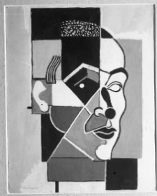 Berlewi, Henryk, Autoportret, 1922, gwasz