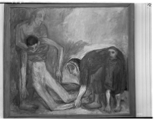 Celnikier, Izaak, Getto, 1955, olej