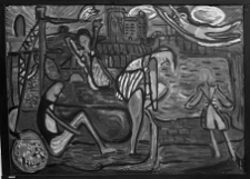 Rosenstein, Erna, Pływalnia, 1946, olej