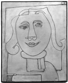 Rosenstein, Erna, Portret, 1950, olej