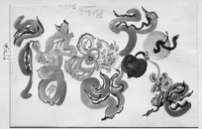 Hel, Enri, (Berlewi, Helena), Improwizacja, 1957, akwarela