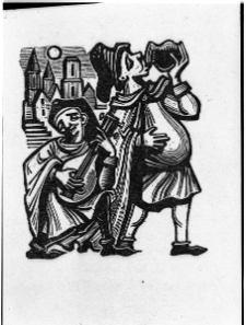 Hiszpańska-Neumann, Maria, Ilustracja do "Wielki testament" Villona, 1954