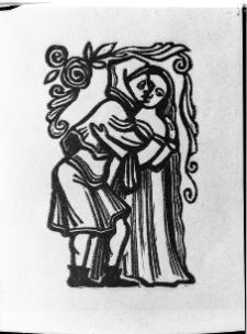 Hiszpańska-Neumann, Maria, Ilustracja do "Wielki testament" Villona, 1954