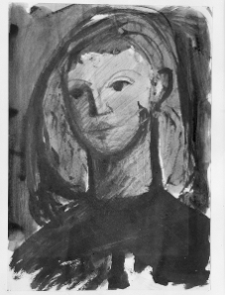 Jonscher, Barbara, Głowa, 1955, olej