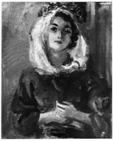 Kanelba, Rajmund, Dziewczyna w wianku, olej