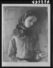 Kanelba, Rajmund, Żebraczka, 1932, olej