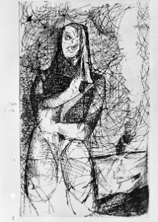 Kantor, Tadeusz, Kobieta, 1947, tusz