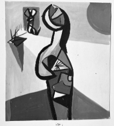 Kantor, Tadeusz, Kobieta, 1949, tempera