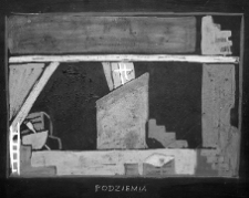 Kantor, Tadeusz, Projekt dekoracji do sztuki "Dwa Teatry" J. Szaniawskiego, gwasz