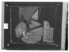 Kantor, Tadeusz, Projekt dekoracji do Sztuki "Axel" L'Isle Adama, 1945, gwasz