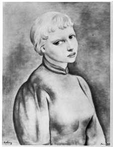 Kisling, Mojżesz, Denise le Bec, 1927, olej