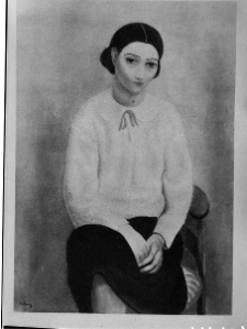 Kisling, Mojżesz, Kobieta w białej bluzce, 1924, olej