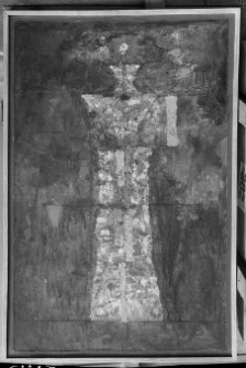 Lebenstein, Jan, Figura szaro-niebieska, 1957, gwasz