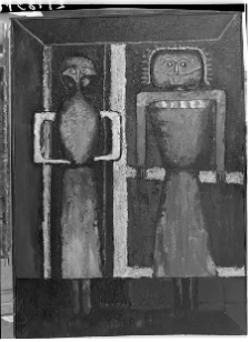 Lebenstein, Jan, Figury, 1956, olej