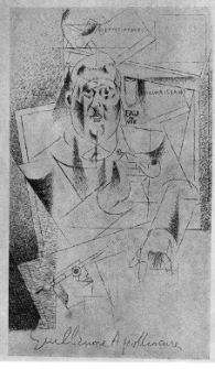 Marcoussis, Louis, Portret Apollinaire'a, 1914