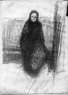 Markowicz, Artur, Postać kobieca, rysunek