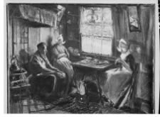 Markowicz, Artur, Holandia wnętrze izby, pastel