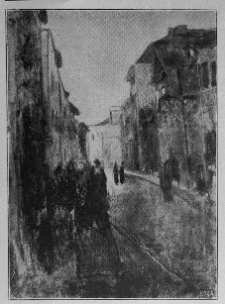 Markowicz, Artur, Ulica Szeroka w Krakowie, 1907, pastel