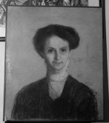 Markowicz, Artur, Portret żony, 1910, pastel