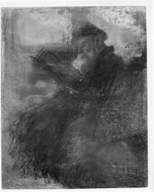 Markowicz, Artur, Studium czytającego Żyda, pastel