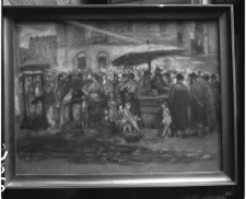 Markowicz, Artur, Targ rybny na Kazimierzu, 1922, pastel