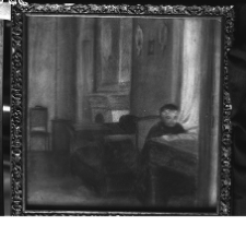 Markowicz, Artur, Czytająca kobieta, pastel