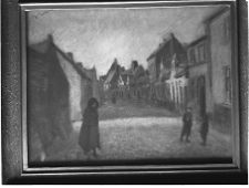 Markowicz, Artur, Brugia - ulica w słońcu, 1920, pastel