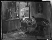 Markowicz, Artur, Dwie siostry, 1924, pastel