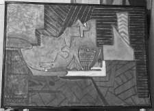 Rosenstein, Erna, Powstające miasto, 1950, relief, kredka