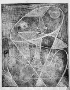Stern, Jonasz, Kobieta, 1950, monotypia