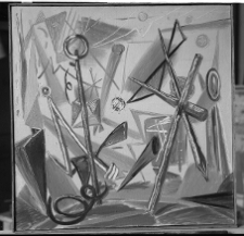 Stern, Jonasz, Kompozycja, 1950, olej