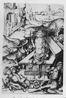 Van Meckenem, Israel, Zmartwychwstanie, 1480, drzeworyt