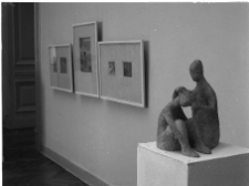 Wozna Zofia, Fragment wystawy artystki w Zachęcie, 1964