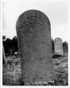 Złoczew, cmentarz żydowski, macewa B. Sagala.