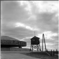 Majdanek, niemiecki, nazistowski obóz koncentracyjny i jeniecki, pomnik - mauzoleum ofiar faszyzmu, rotunda-mauzoleum, fragment.