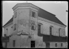 Tykocin, Wielka Synagoga, wieża narożna, widok od p&oacute;łnocnego wschodu.