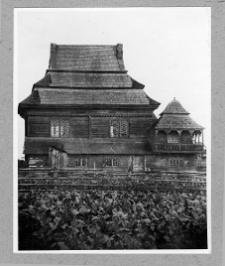 Wołpa, synagoga, elewacja p&oacute;łnocna, widok od p&oacute;łnocy.