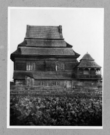 Wołpa, synagoga, elewacja p&oacute;łnocna, widok od p&oacute;łnocy.