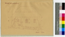 Janowiec, synagoga, elewacja.