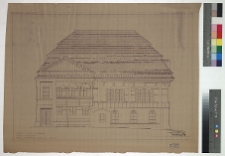 Końskie, synagoga, elewacja.