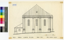 Druja, synagoga, elewacja.