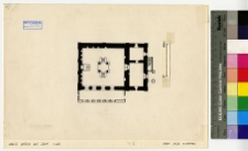 Łańcut, synagoga, rzut.