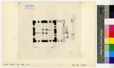 Łańcut, synagoga, rzut.