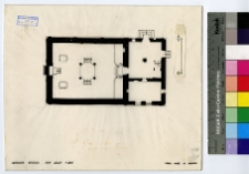Przysucha, synagoga, rzut.