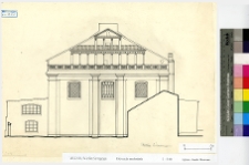 Wilno, synagoga, elewacja.
