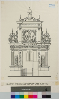 Pińsk, synagoga, detal.