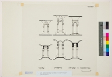 Tarn&oacute;w, Przemyśl, Rzesz&oacute;w, synagogi, detale.