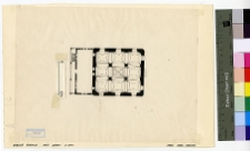 Bobowa, synagoga, rzut.