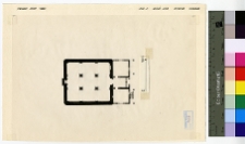 Bobowa, synagoga, rzut.