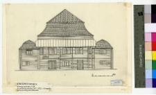 Grodno, synagoga, elewacja.